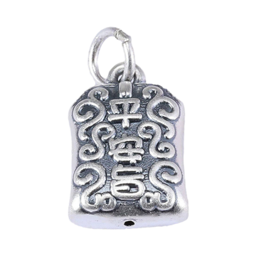 3D Hard Silver 925 Foot Talisman Pendant - DIY Handmade Necklace