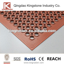 Beveled edge kitchen mat 1/2'' thick rubber mat