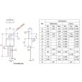 높은 정류 성능 6A BTA06 600SW TRIAC T0-220