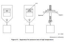 IEC60884-1 Figure 41 High Temperature Pressure Test Device for Plug Insulation Sheath PVC sheath cables Optical Cables