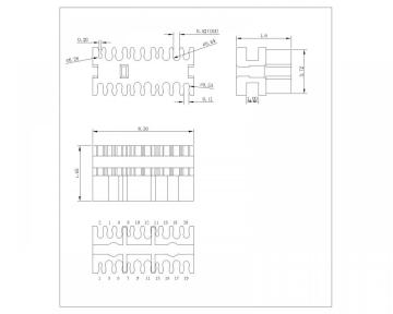 Mini Display Port Cable Clamp AWG32