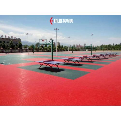 Modular PP Interlocking Tile Basketball Floor