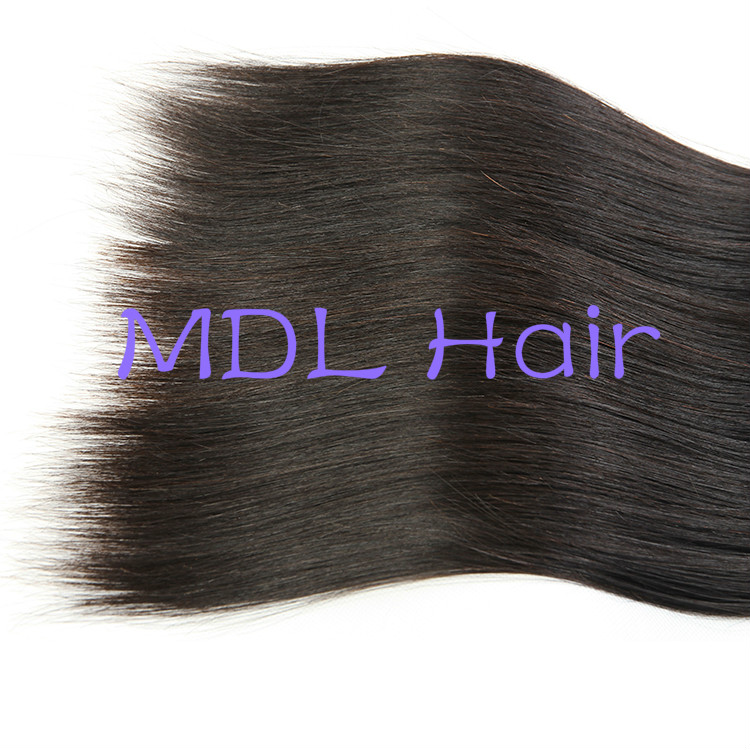 MDL hair cheap human hair brazilian silky straight bundles 100% unprocessed human hair extension 100g/bundle