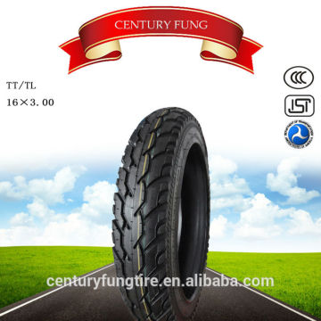 Top quality lower price china motorcycle tyre electric scooter 16*3.0