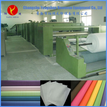 nonwoven machine for carding &opening synthetic leather fiber
