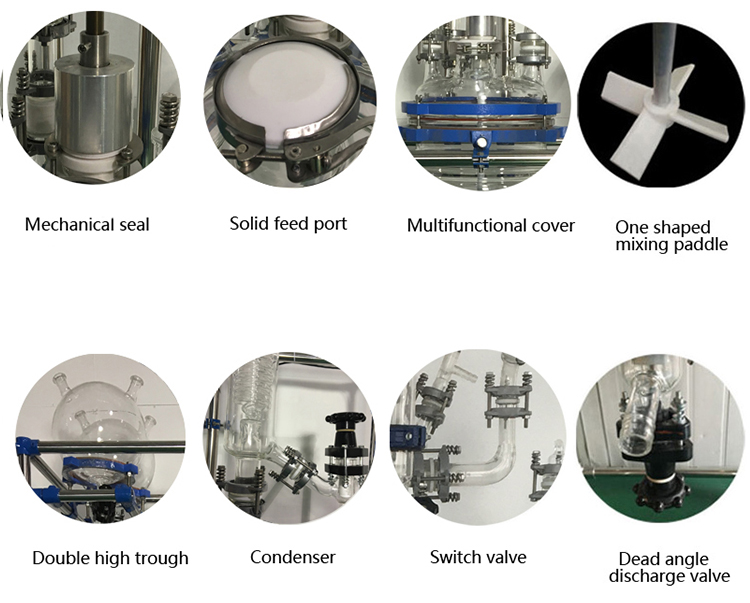 Chemical Customized pilot plant reactor And Universal Glass Reactor System