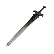Zinc alloy sword-shaped letter opener