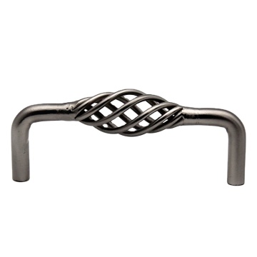 Nickel Cabinet Drawer Handle Birdcage Pull
