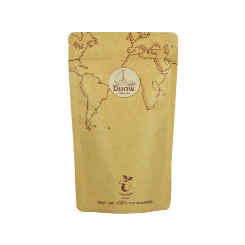 Paper compostable ground coffee doypack custom packaging