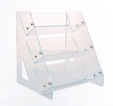 Factory wholesale acrylic lucite retail bottle display racks