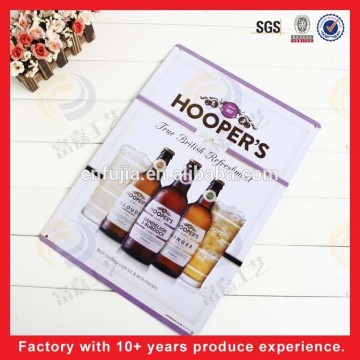 wholesale new design AD metal sign tin sign/ bar decoration/ home decoration