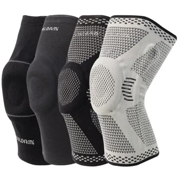 Spot kneepad sport crash support compression leg warmers knitted basketball running harness mountain climbing