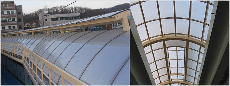 红色半透明PC耐力板 Red translucent PC endurance board