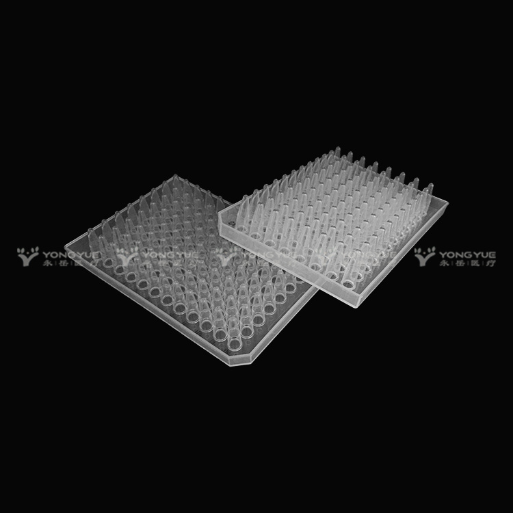 0,2 ml 96-well PCR-plaat Half rok Clear Non-Sterile