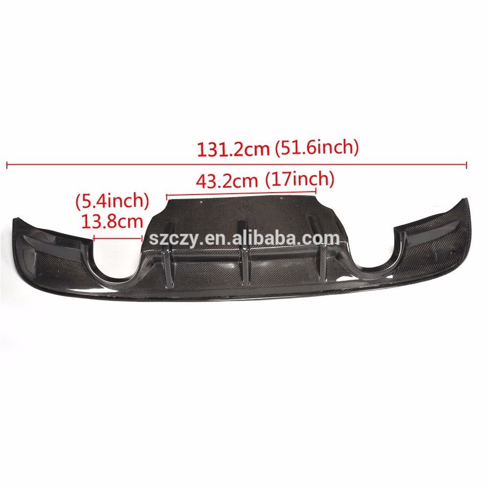 Rear Bumper Position Carbon Fiber XE Rear Diffuser for Jaguar XE 2015Up