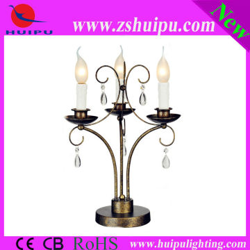 European style crystal table lamp