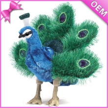 Colourful stuffed peacock toy,plush and stuffed toy manufacturer