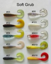Grub-XINHE plastic fishing lure - grub bait