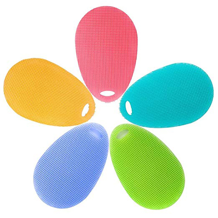 Household Silicone Dish Sponges for Kitchen Gadgets Brush Accessories Silicone Cleaning Dish Scrubber Brush