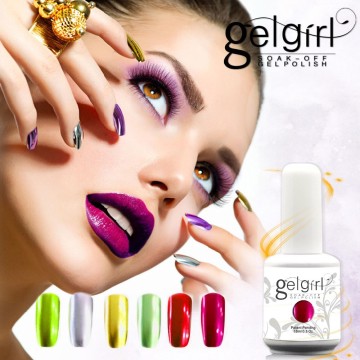 nail art kits for private labelling metallic gel polish,soak off gel polish