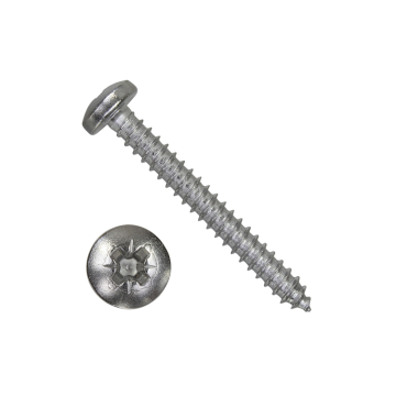 Stainless/Steel Cross Recessed Pan Head Tapping Screws