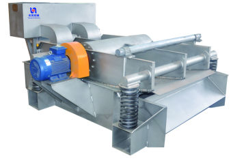 High and low frequency vibrating screen