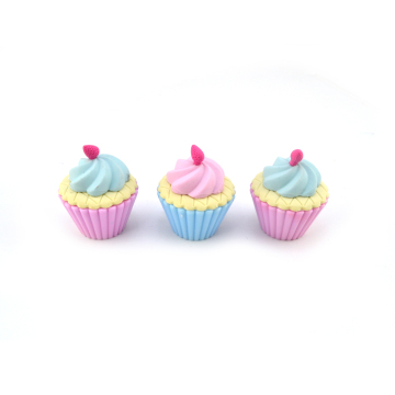Custom Manufacturer Wholesale 3D Macaron Cake Shape Pencil Sharpener & Eraser for Students - Hot Sale