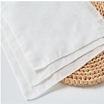 Bamboo cotton muslin face cleansing cloth