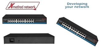 24-port plug and play Fast Ethernet Switch