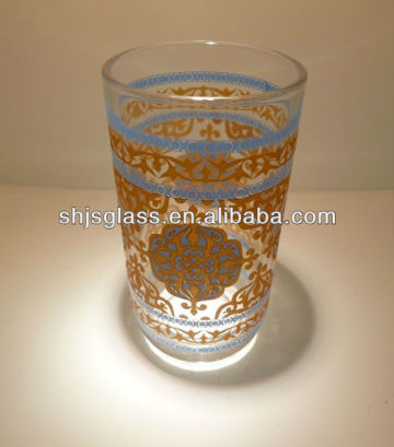 decal glass cup