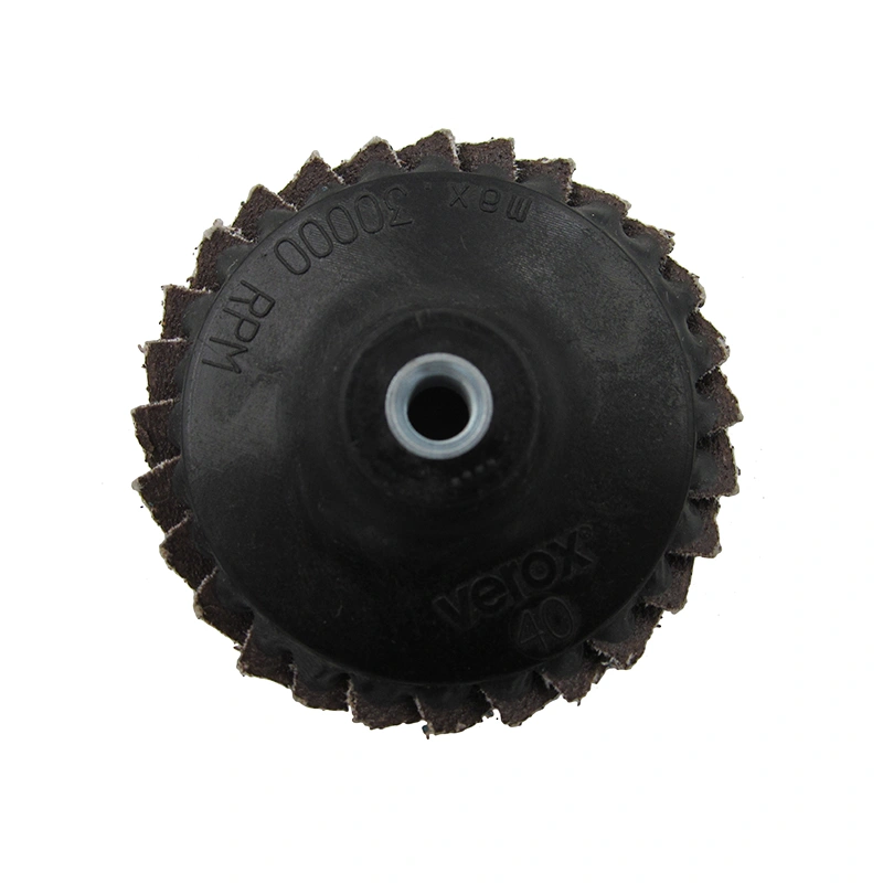 Mini Flap Disc with Rubber Holder Backing