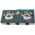 3 Burners Table Top Tempered Glass Gas Stove