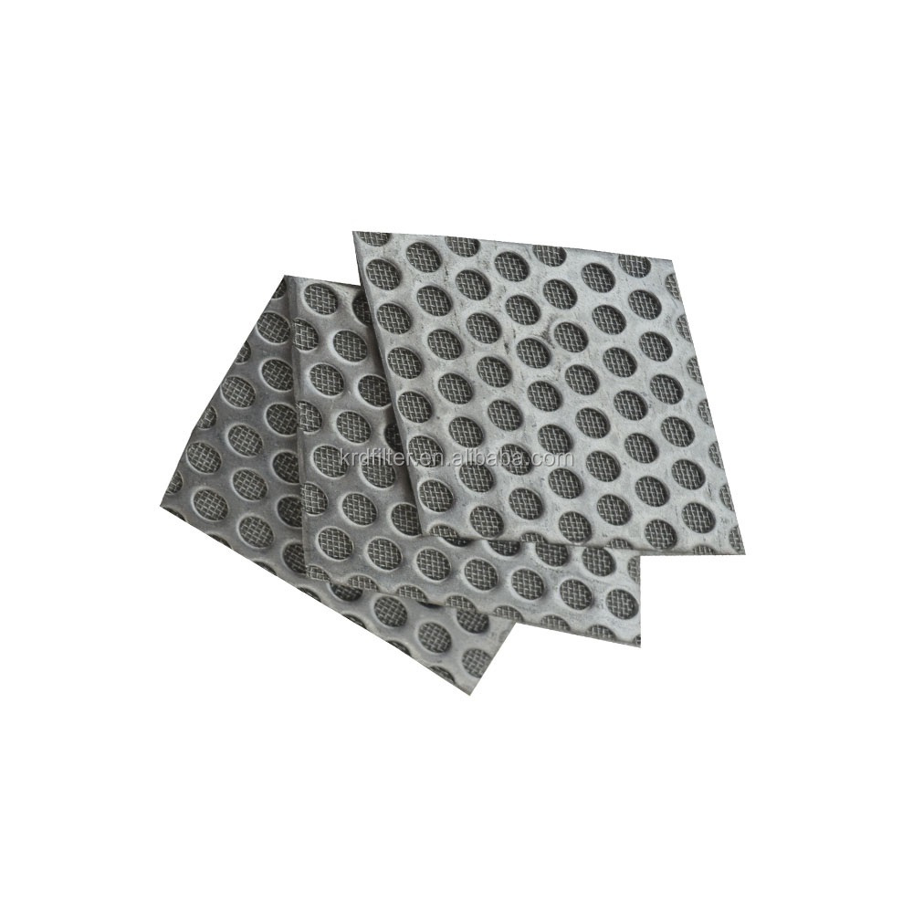 Stainless Steel Sintered Wire Mesh with Perforated Plate for Water Treatment