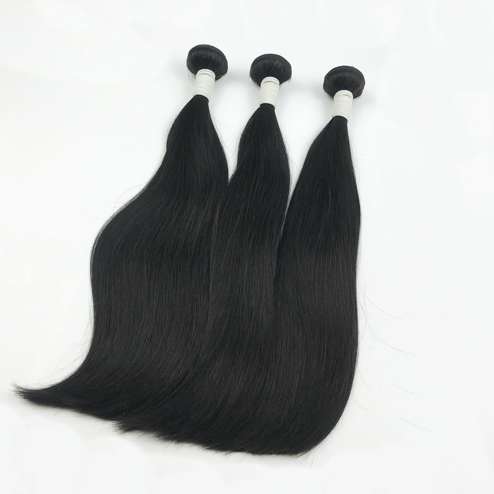 Wholesale Super Double Drawn Natural Color Malaysian Human Hair extension