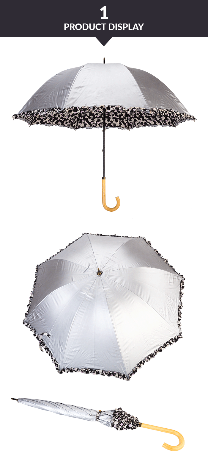 ladies birdcage umbrella