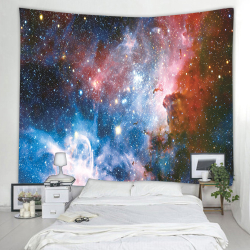 Starry Tapestry Galaxy Tapestry Night Sky Wall Hanging Universe Dreamy 3D Printing Tapestry for Living Room Bedroom Home Dorm De