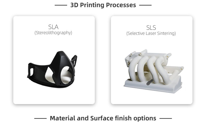 High Quality CNC Rapid Prototype SLA SLS 3D Printing Service