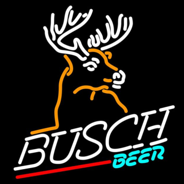 Busch Deer Neon Beer Sign LED