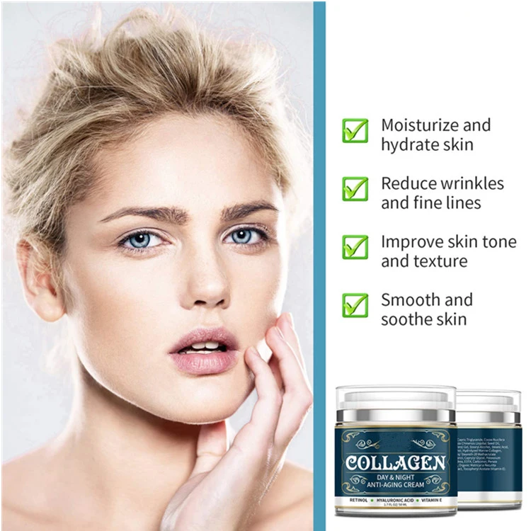 OEM Custom Anti Aging Face Moisturizer Collagen Cream