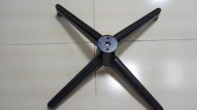 Folding cast iron bar table base