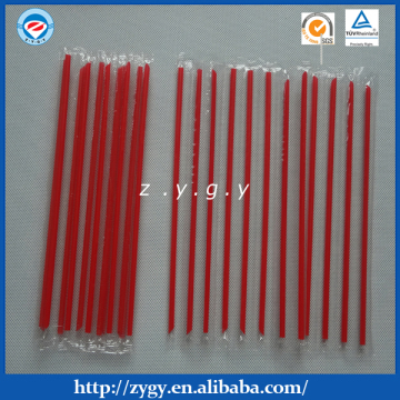 wrapped sip straw pure red