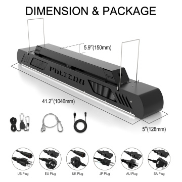 Luz linear comercial de 640watt