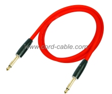 DFS Series Professional Instrument Guitar Cable Jack to Jack Orange
