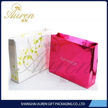 offset printing men clothes paper shopping bag