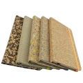 slub veins โปรตุเกส Natural PU Cork Fabric leather