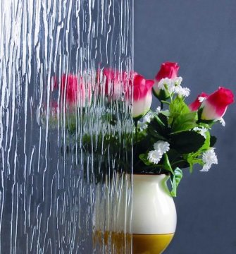 3-8mm Waterfall Pattern Glass