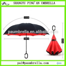 2016 New design inside out magicbrella c handle inverted umbrella