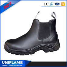 Comfortable Smooth Leather Upper Workmen Safety Boots