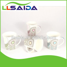 2015 cheap plain white coffee mug saida white porcelain mug