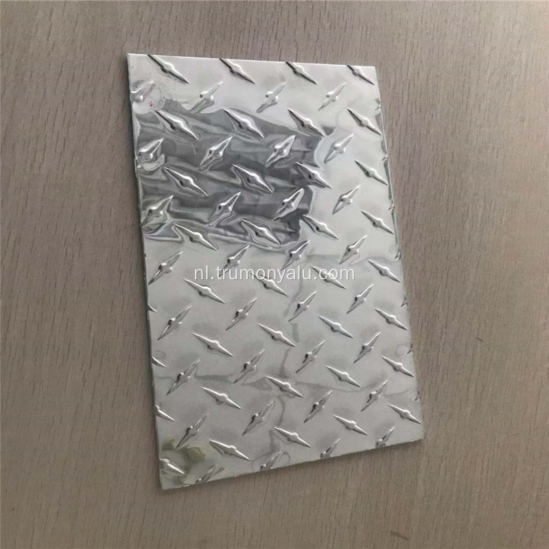 3003 5052 geanodiseerde aluminium plaat met hoge ribben